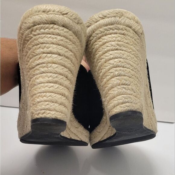 Stuart Weitzman Black Suede Wedges - Picture 10 of 10